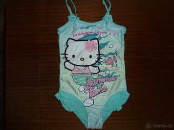Plavky Hello Kitty na holčičku 7-8 Let