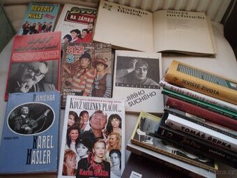 životopisy zpěváků, herců - Suchý, Šlitr, Werich aj