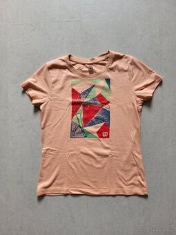 Dívčí badmintonové tričko velikosti M