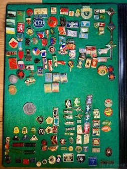 Sbírka odznaků a mincí