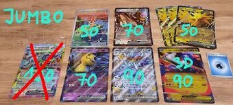 Pokémon Jumbo karty - velké (oversized)