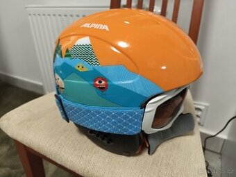 Dětská přilba + brýle - 1