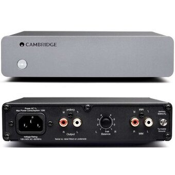 P : Gramofonový předzesilovač Cambridge Audio Alva Solo