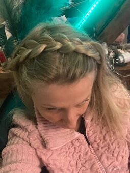 Vlasová čelenka- přírodní blond