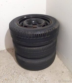3 kola s letními pneumatikami 185/65 R15 T88