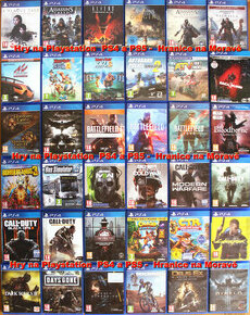 Hry na Playstation PS4+PS5 seznam rozdělen na 3 inzeráty - 1