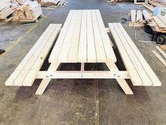 Pivni set 150 cm přirodni