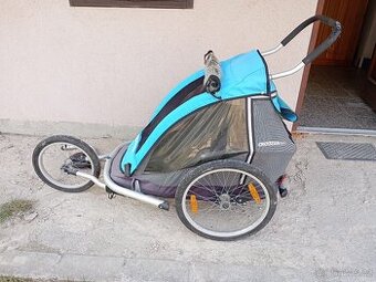 Vozík za kolo / kočárek Croozer + zimní fusak