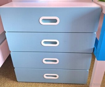3x skříňka se šuplíky IKEA, Stuva (různé barvy)