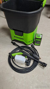GreenWorks tlaková myčka, baterie 40V