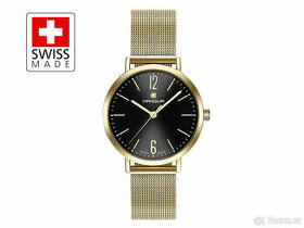 HANOWA SWISS Tessa zlatá + černá - nové, záruka