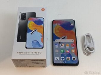 Xiaomi Redmi Note 11 Pro 5G 6/128 black. Záruka 6 měsíců.
