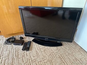 Televize SHARP + Set-top box