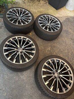 19” alu kola Audi + letní pneu POWERPRO 255/35 ZR19 (cca 65