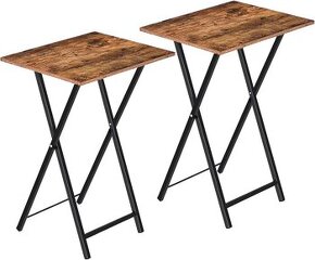 Sklopný odkládací stolek do domácnosti - set 2 kusů