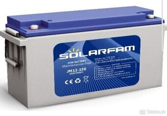 Prodám polotrakční baterie Solarfam jm12-150, agm