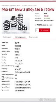 Einbach Pro Kit BMW E90 330d 170kw