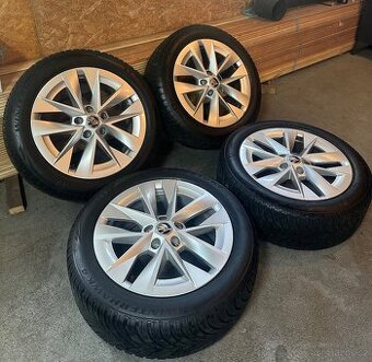 ALU Kola ŠKODA 5x112 R17 ROTARE Zimní Pneu 205/55/17