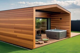 modulová dřevostavba - wellness chata, apartmán na prodej