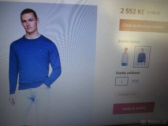 Pánský nový svetr Tommy Hilfiger-XL