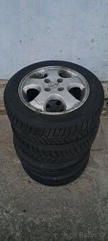 Alu disky, R14, 4x100, zimní pneu 165/65 R14, OPEL CORSA ORI