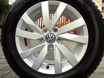 ZIMNÍ ORIGINÁL VW 16" 5x112 pneu 215/60R16 Passat, Superb..