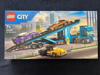 LEGO City 60408 Kamion pro přepravu aut se sporťáky - nové