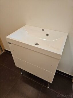 KOUPELNOVÁ SKŘÍŇKA S UMYVADLEM NATUREL SAT CUBE WAY 60X40 CM