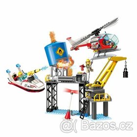 stavebnice Hasiči Ropná plošina