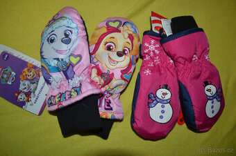 2x nové rukavice,palčáky,různé druhy