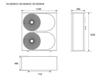 Nové Tepelné čerpadlo EVO Energy 15 kW