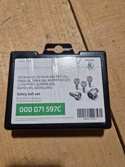 Bezpečnostní šrouby - Škoda