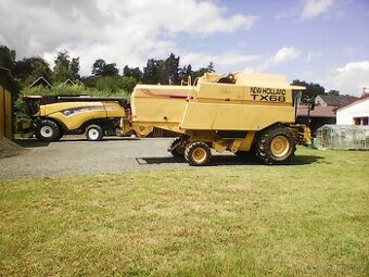 Kombajnová sklizeň, sečení obilí, kombajnování