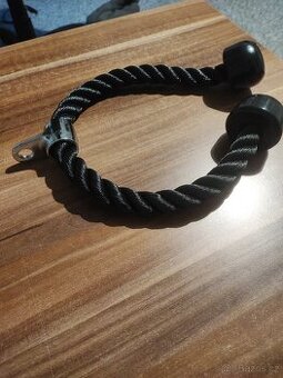 Lano na triceps,jednoruční madla,podložka pro činky do fitka