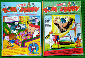 2 x Komiks TOM A JERRY č. 4+5 /1990 Merkur hledané