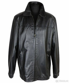 Kožený dámský černý měkký kabátek TODAY´S WOMAN XL - 1