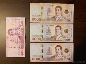 Thajské bahty , Thajské báty ( 1THB = 0,71Kč ) - levně