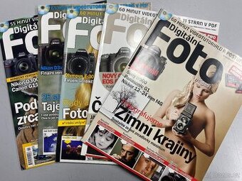 Časopisy DIGITÁLNÍ FOTO včetně CD