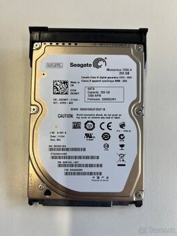Prodám disk SEAGATE Momentus 250GB, 7200rpm