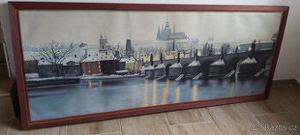 Obraz Karlův most, rozměr 170 x 70 cm, cena 4000,-Kč - 1