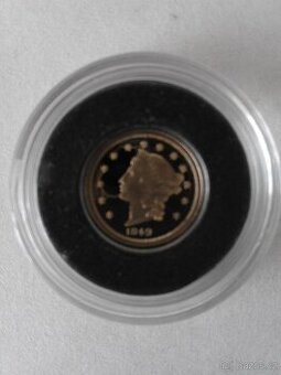 1849 Liberty Heat Dbl.Eagle -585/1000 au