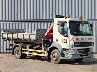 DAF LF 55.220, 16 TUN, EURO 5, HYDRAULICKÁ RUKA HMF ECT 532