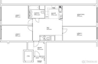 Pronájem bytu 5+kk, 96 m2, Praha 4, u lesa a u metra