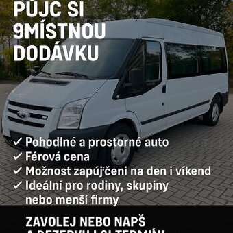 Pronájem 9místné dodávky