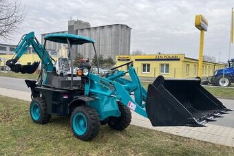 Traktorbagr  nakladač manipulátor  4x4