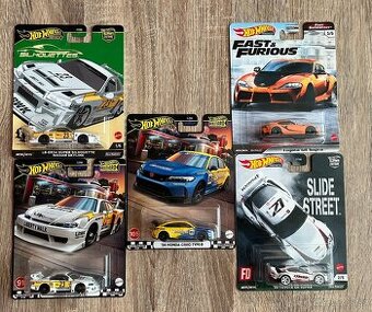 Hot wheels RR Nissan, Toyota, Honda