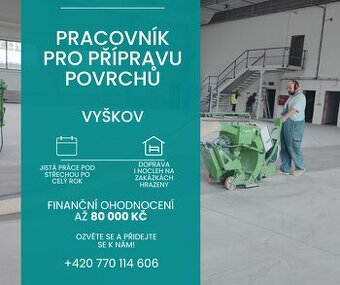 PRACOVNÍCI PRO PŘÍPRAVU POVRCHŮ