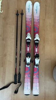 Lyže Elan 140 cm + hůlky