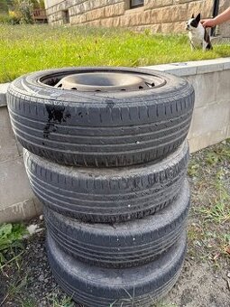 Obuté plechové disky 4x100 R15 - 1