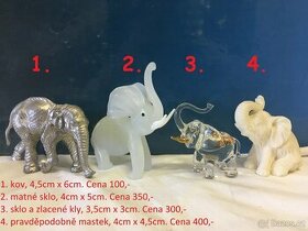Figurky slonů V.